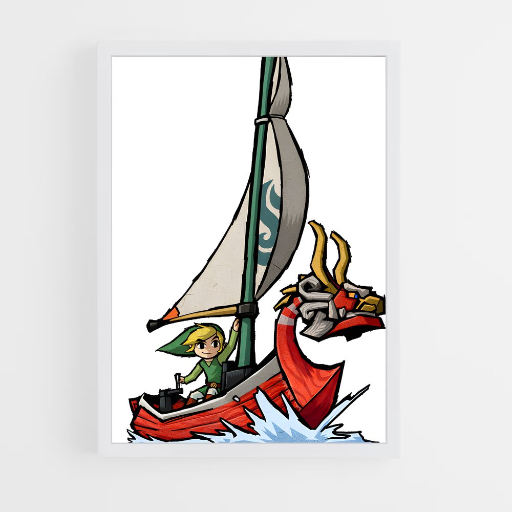 Poster Le Roi des Lions Rouges – affiche Zelda (vue 3)